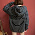 Casual fashion color-blocking smiley sweater